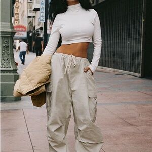 Princess Polly Utility Pant Stone